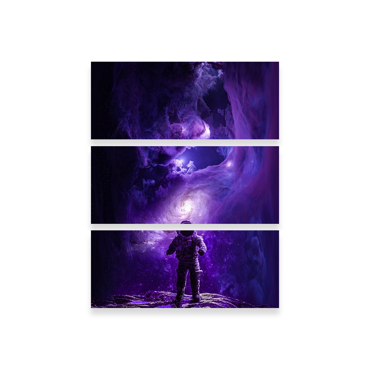 Captivating Astronaut Lost in Space Wall Art by George Sorin