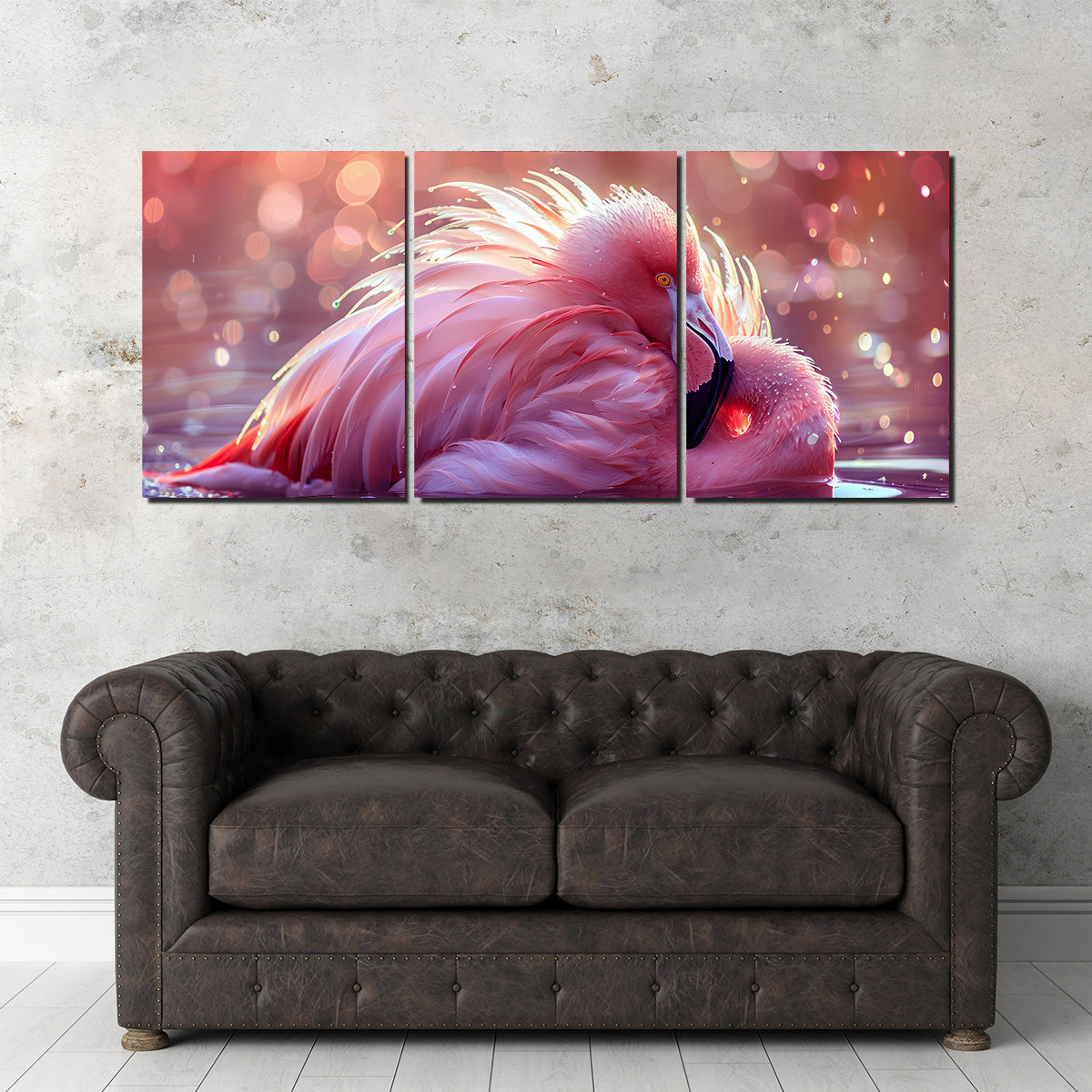 Gorgeous Pink Flamingo Art Print