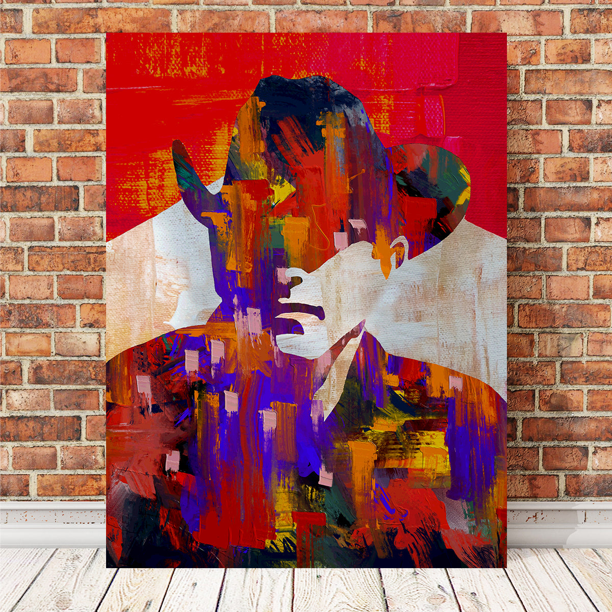 Stunning Smoker Man Wall Art by Stephen Chambers