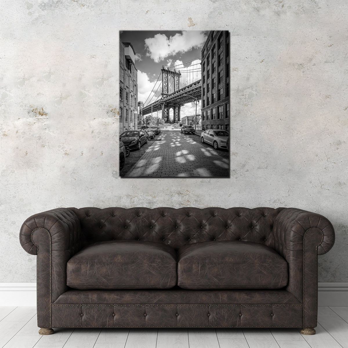 Stunning New York City Manhattan Bridge Wall Art by Melanie Viola
