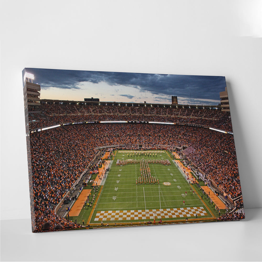 Neyland Stadium Premium Wall Art - Sustainable Kiln - Dried Pine Frame