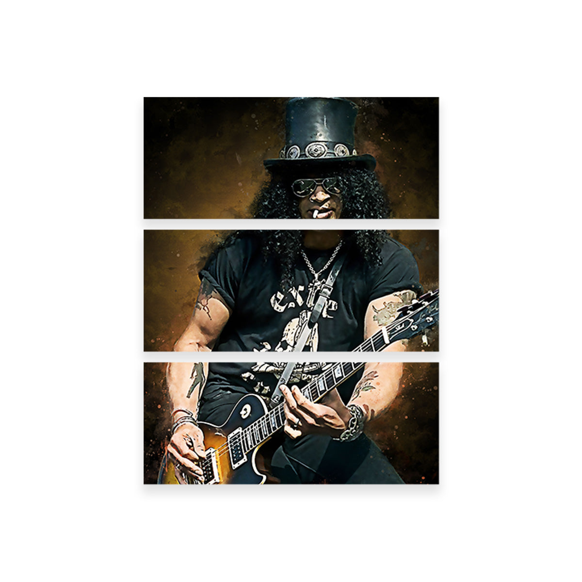 Stunning Slash Paint - Handmade Artistic Canvas Prints