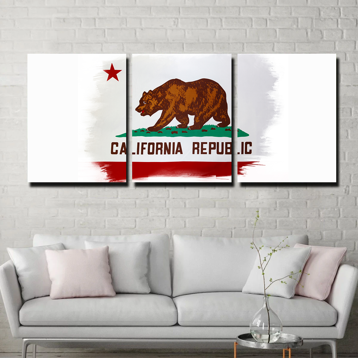 Stunning California State Flag Wall Art for Your Home Decor