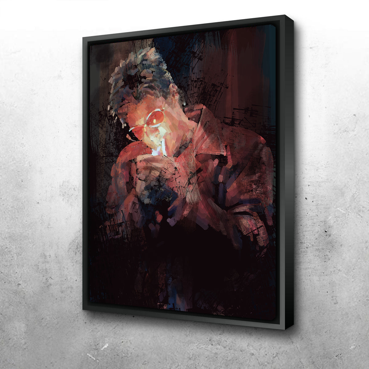 Stunning Smoking Tyler Wall Art by Andy Brackpool