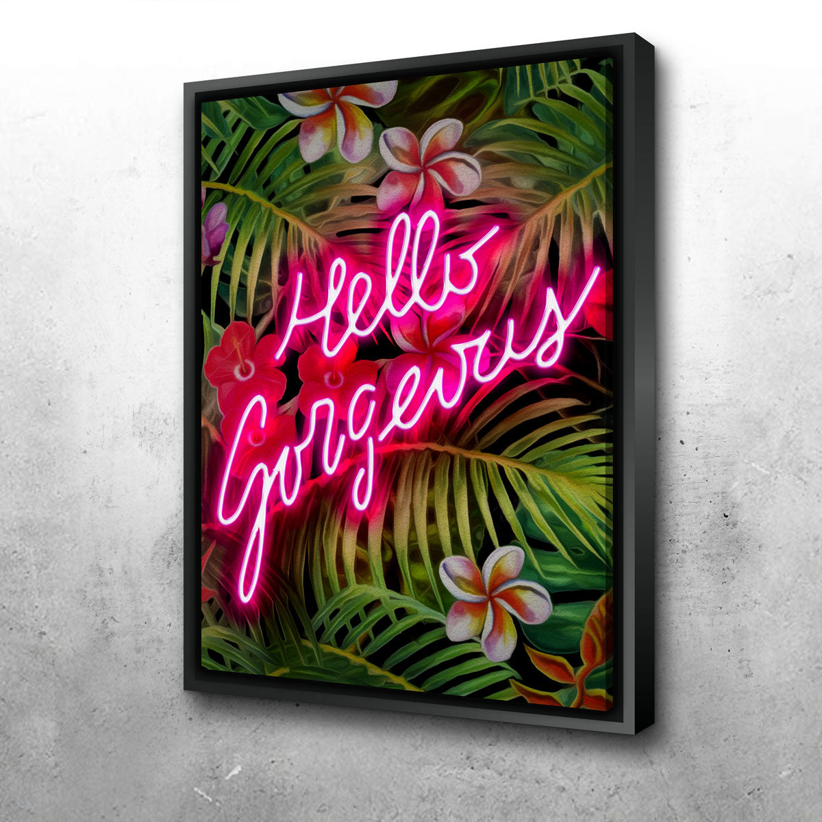 Stunning Hello Gorgeous Wall Art by Frank Amoruso