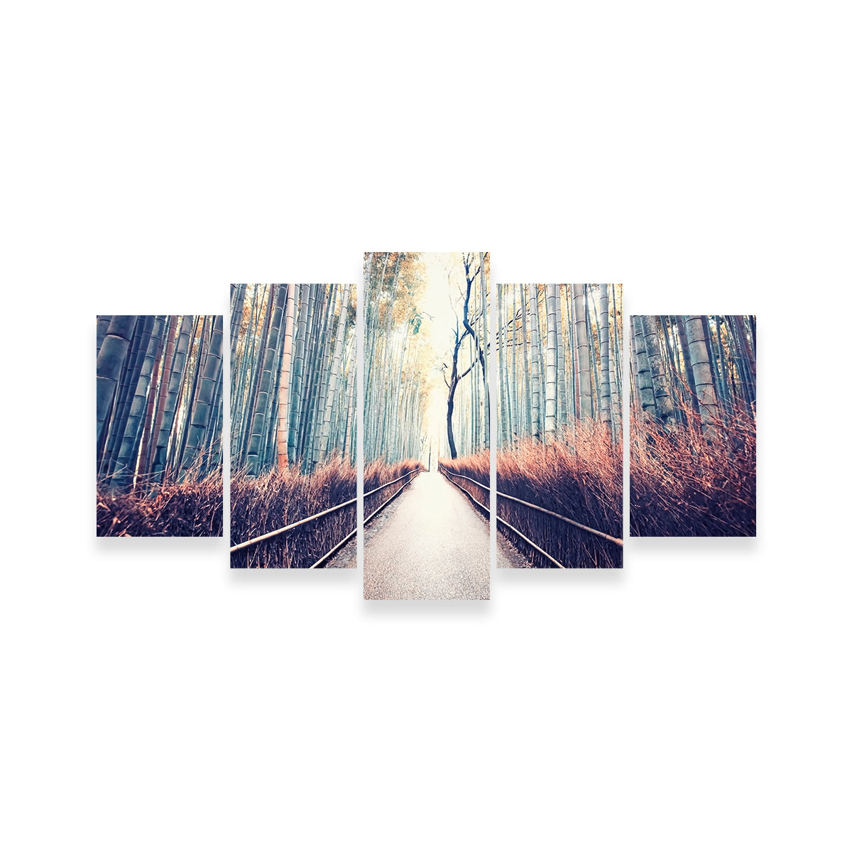 Exquisite Bamboo Forest Wall Art by Manjik Pictures