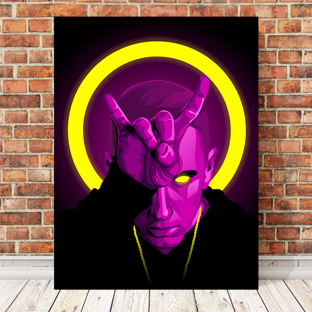 Stylish Slim Shady Wall Art by Tovu Yovi