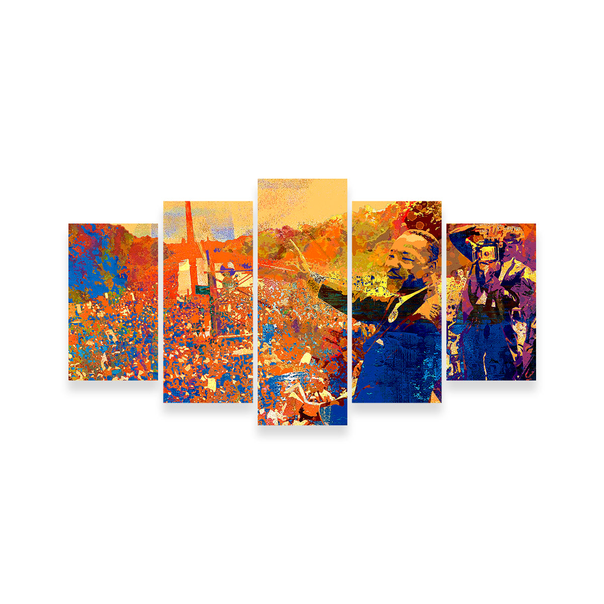 Inspiring 'I Have a Dream' Wall Art by Stephen Chambers