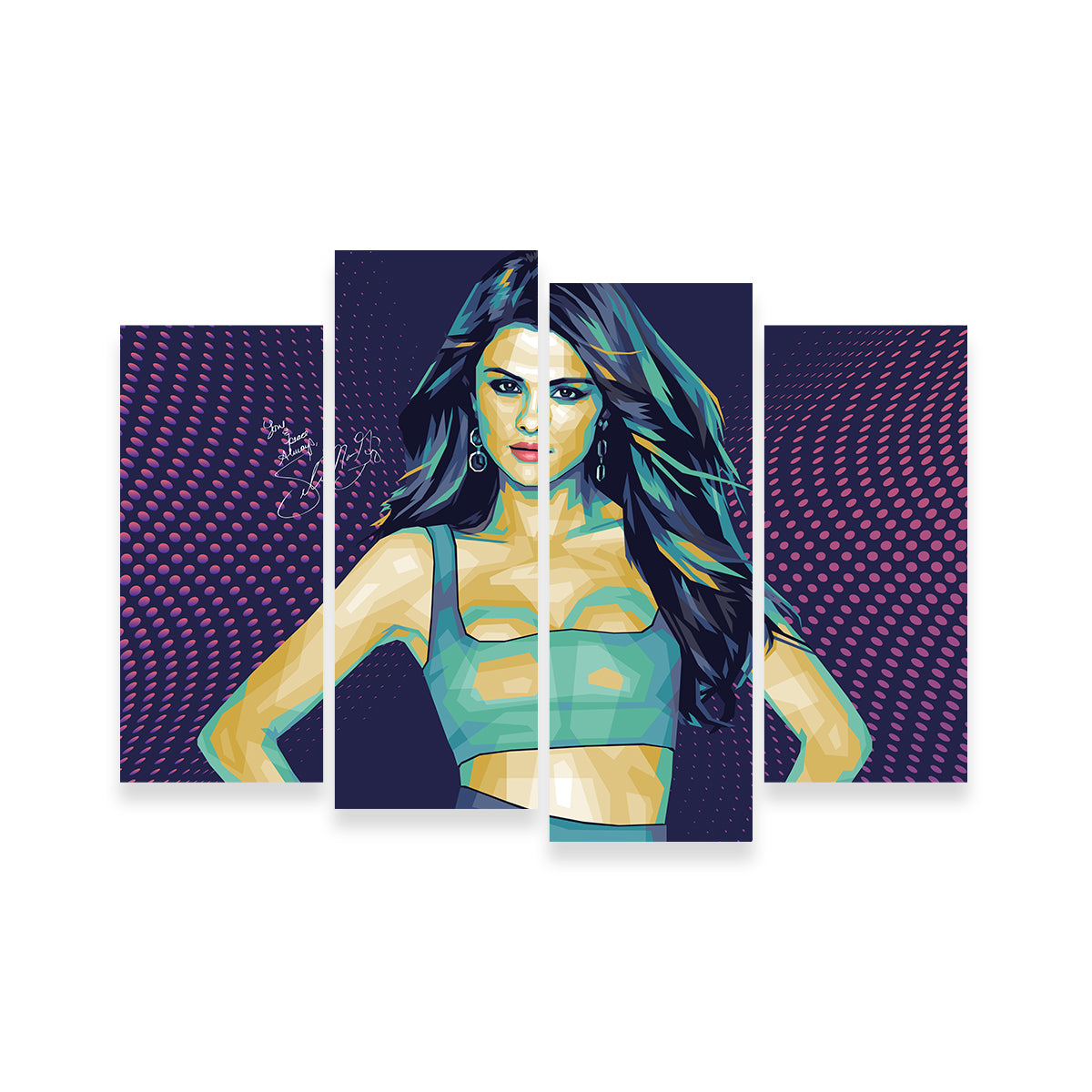 Selena Signature High - Quality Wall Art by Ralph & Laura Design