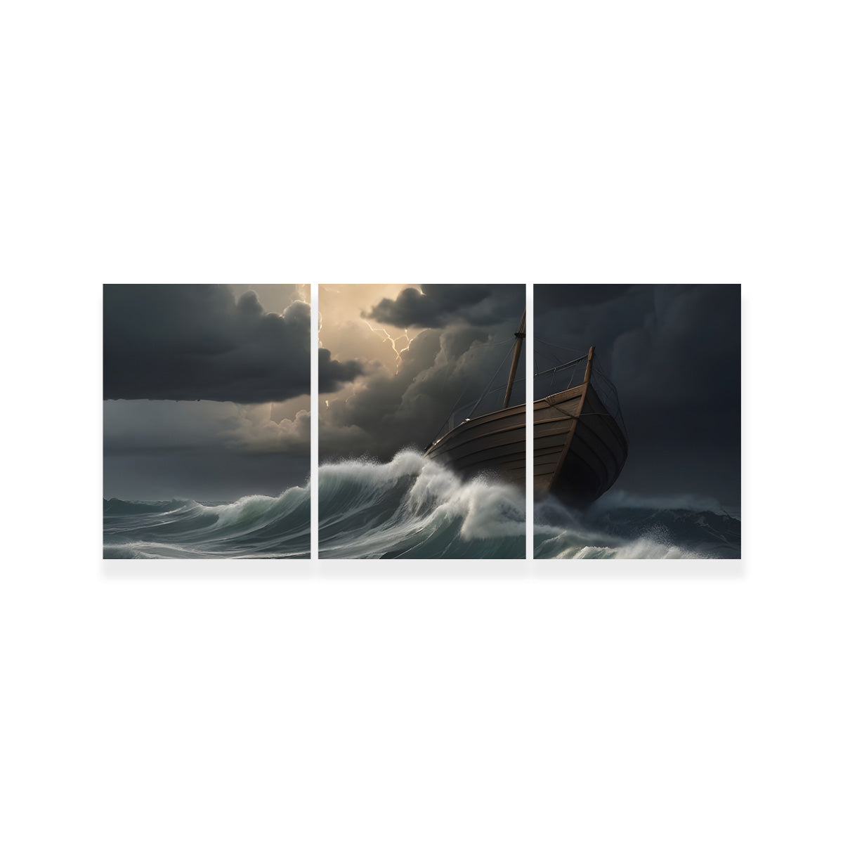 Exquisite Old Wooden Ship Wall Art - Handmade with Sustainable Materials