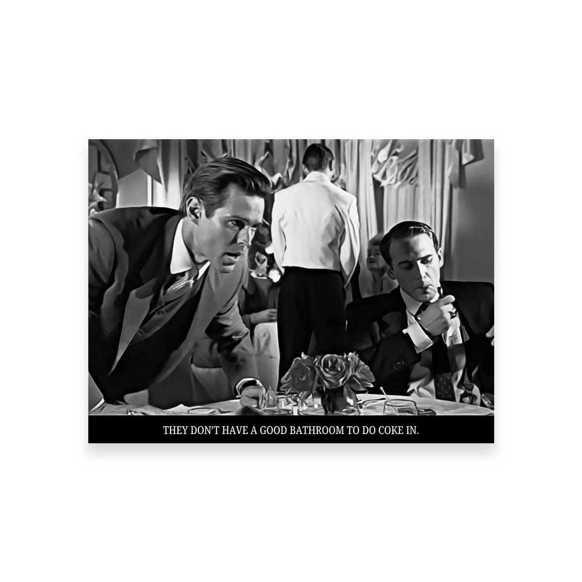 Eye - catching American Psycho Coke Wall Art for Home Decor