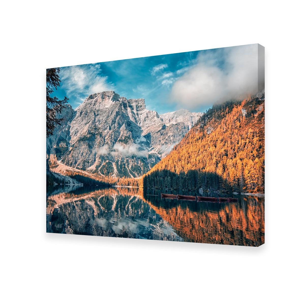 Autumn In Braies Stunning Wall Art by Manjik Pictures
