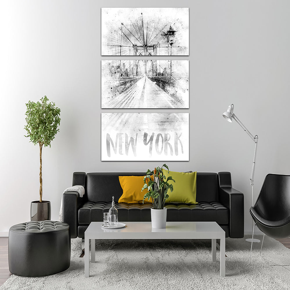 Stunning NYC Brooklyn Bridge Wall Art by Melanie Viola