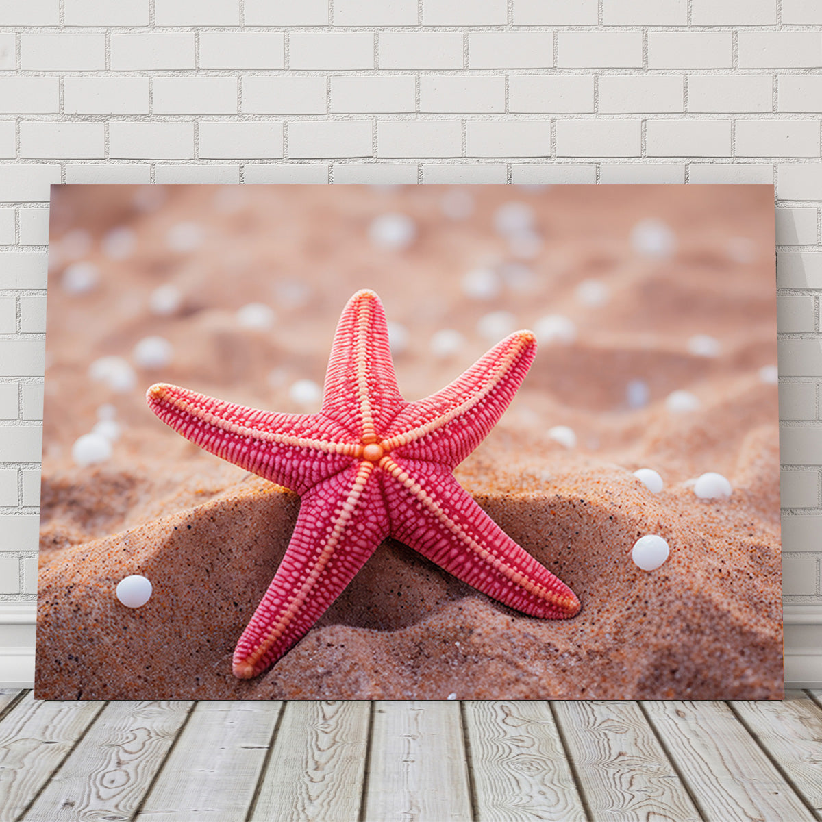 Gorgeous Pink Star Fish Canvas Print