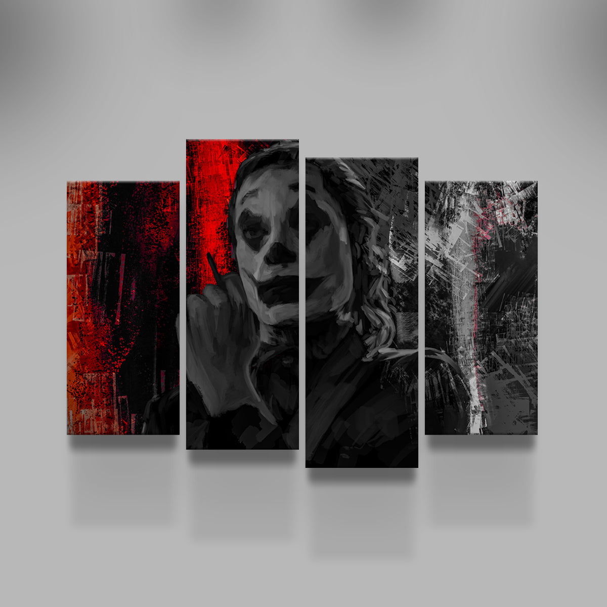 Eye - Catching Smoking Joker Wall Art by Andy Brackpool