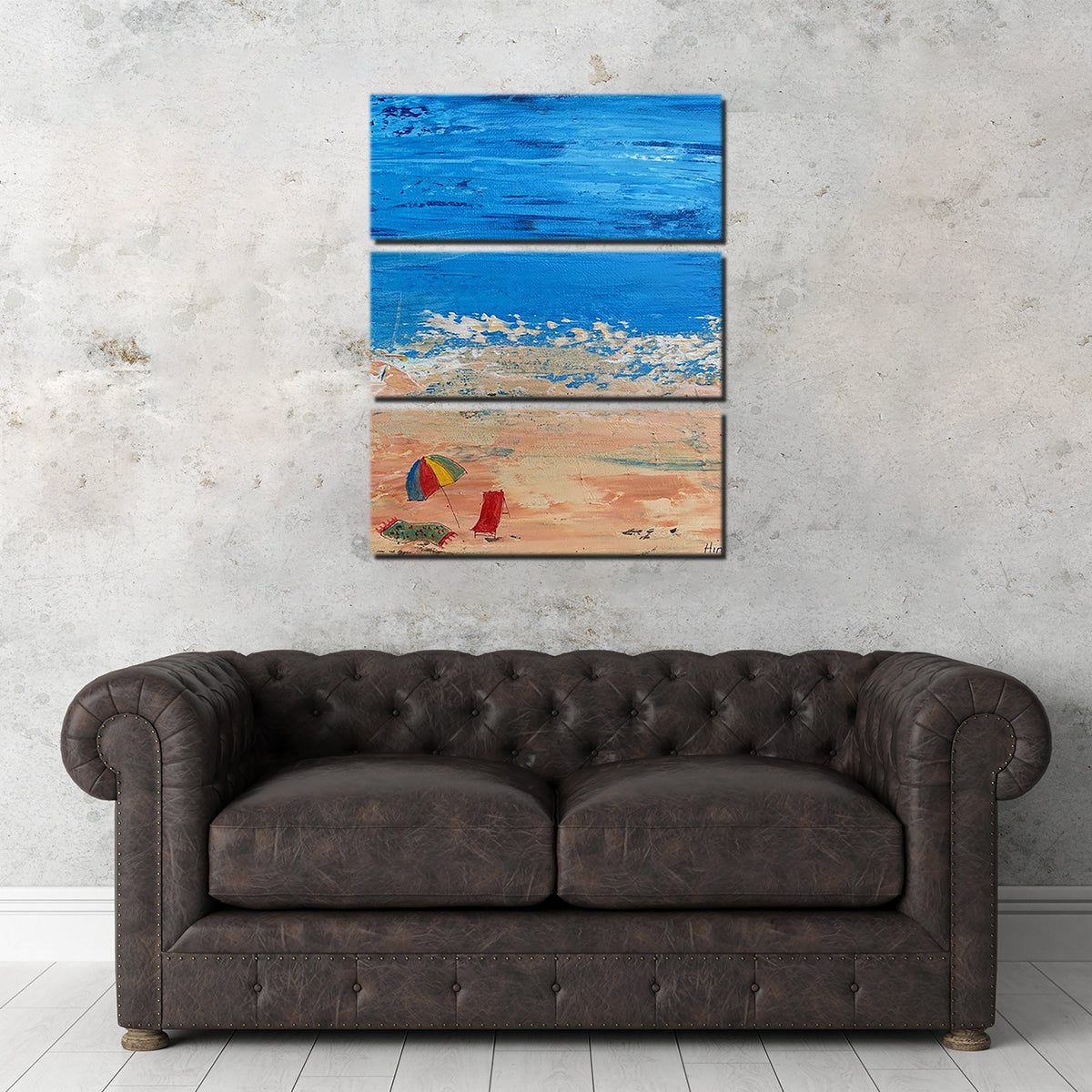 Stunning Beach Day 2 Wall Art by Peggy Hinaekian