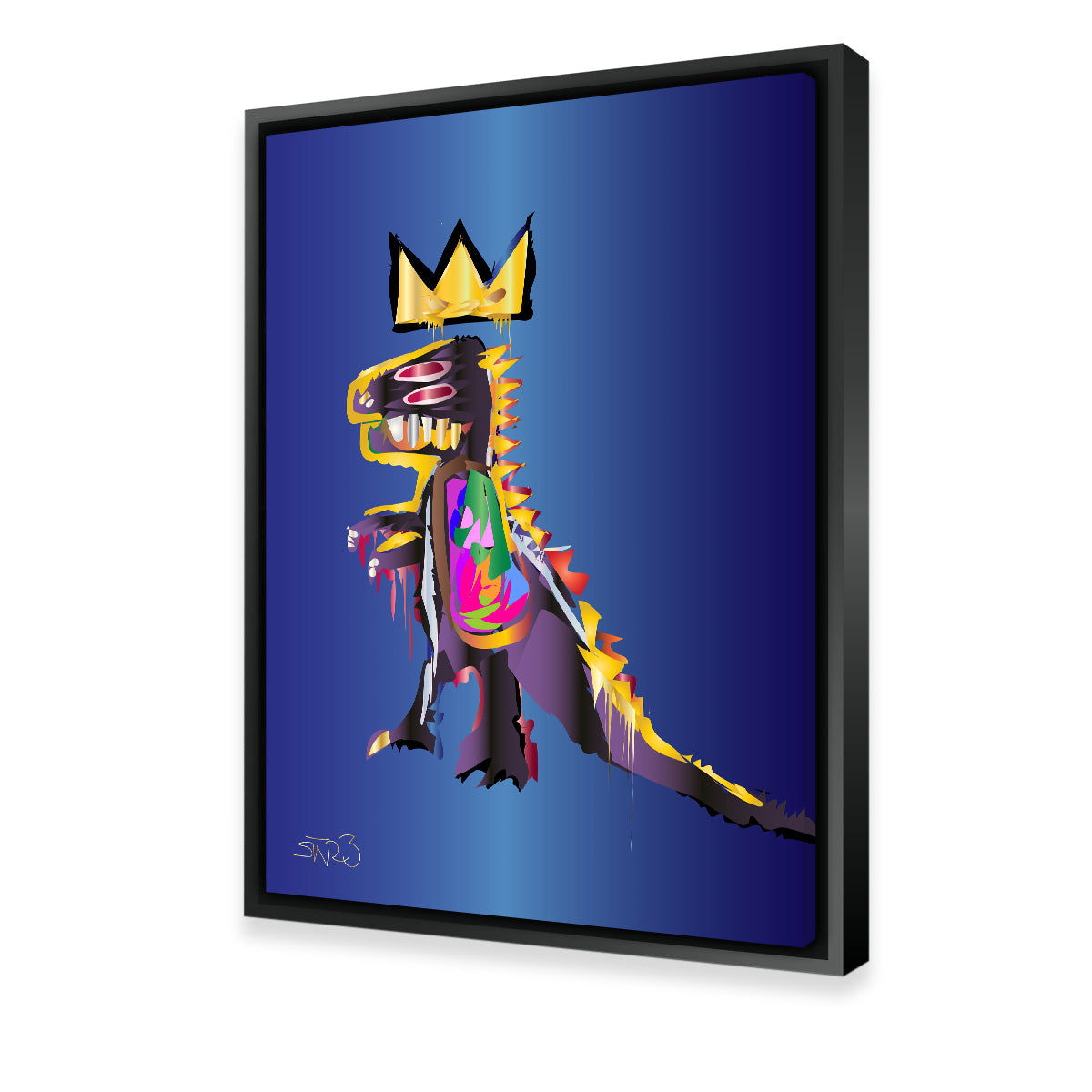Stunning Basquiat Dinosaur Wall Art for Striking Home Decor