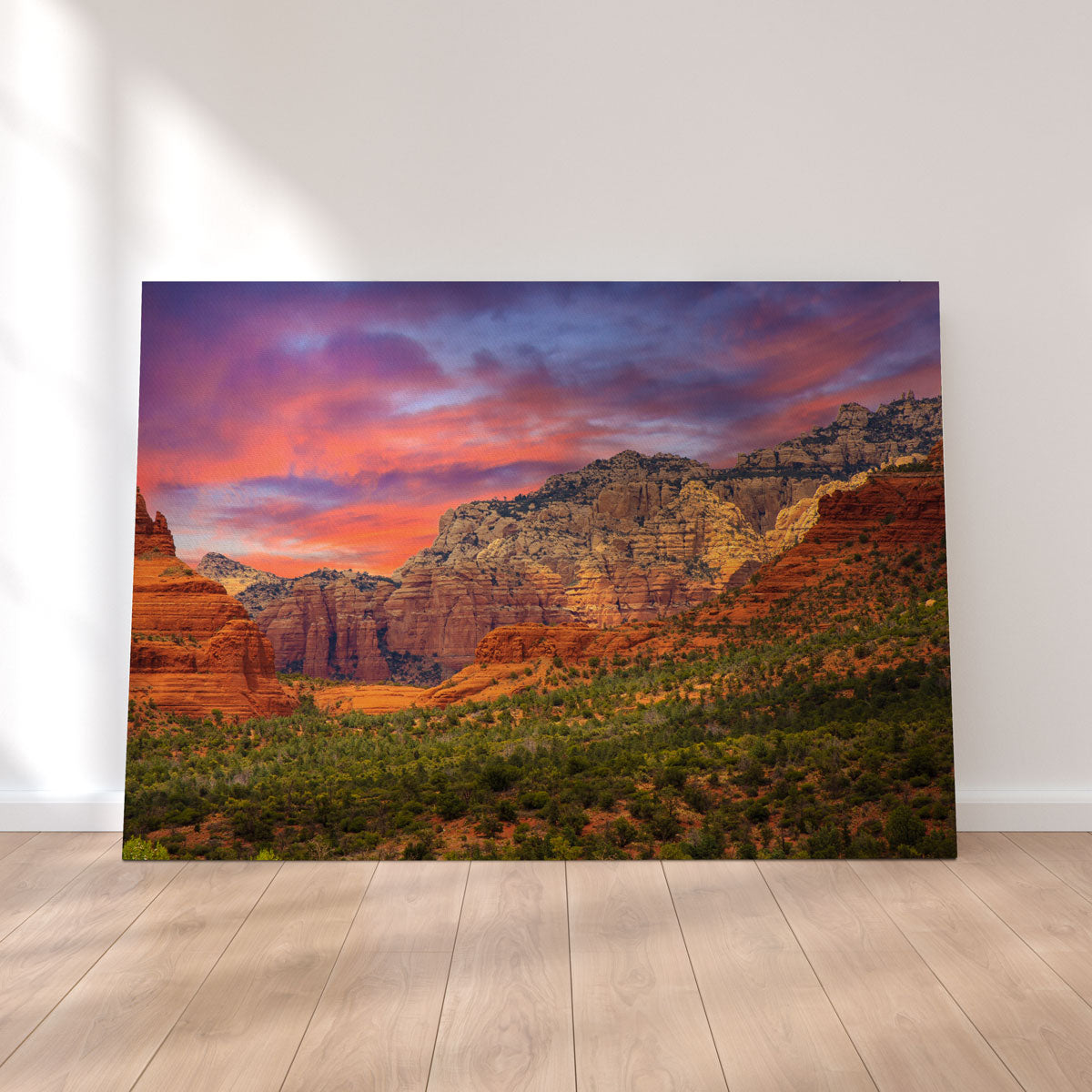 Stunning Sedona Sunset Wall Art for Home Decor