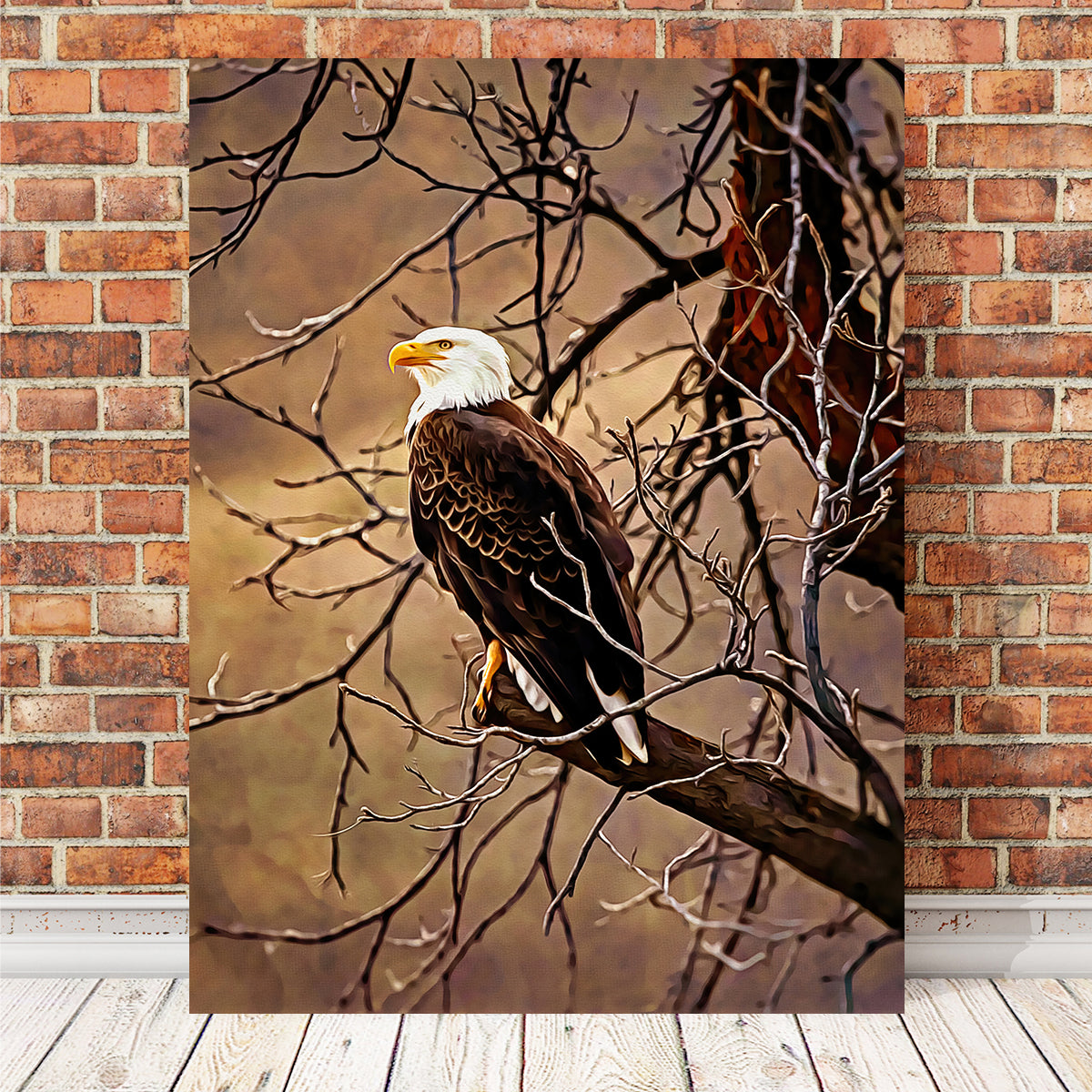 Exquisite Bald Eagle Wall Art by Denise Dundon