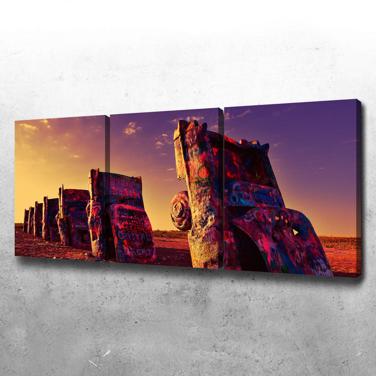 Stunning Cadillac Ranch Wall Art for Home Decor
