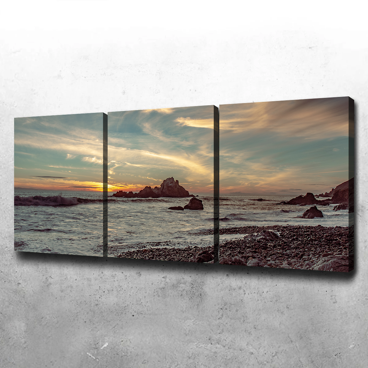 Stunning Pfieffer Beach Sunset Wall Art by Kyle Sherry