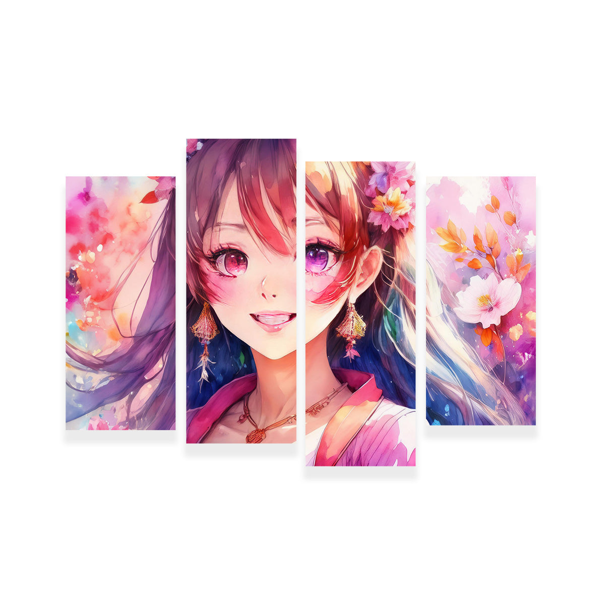 Stunning Anime Girl Wall Art Print
