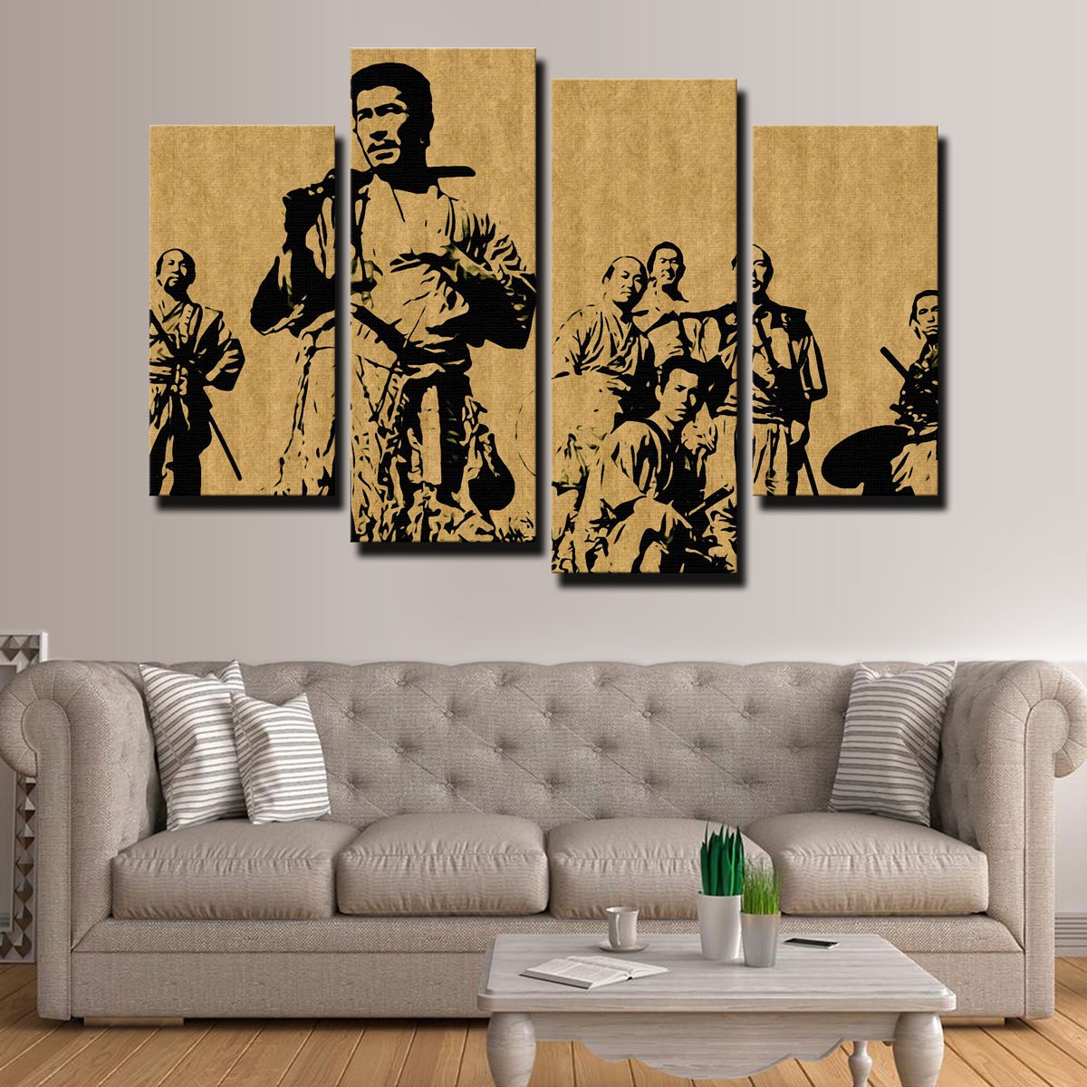 Exquisite Seven Samurai Wall Art for Stunning Home Decor