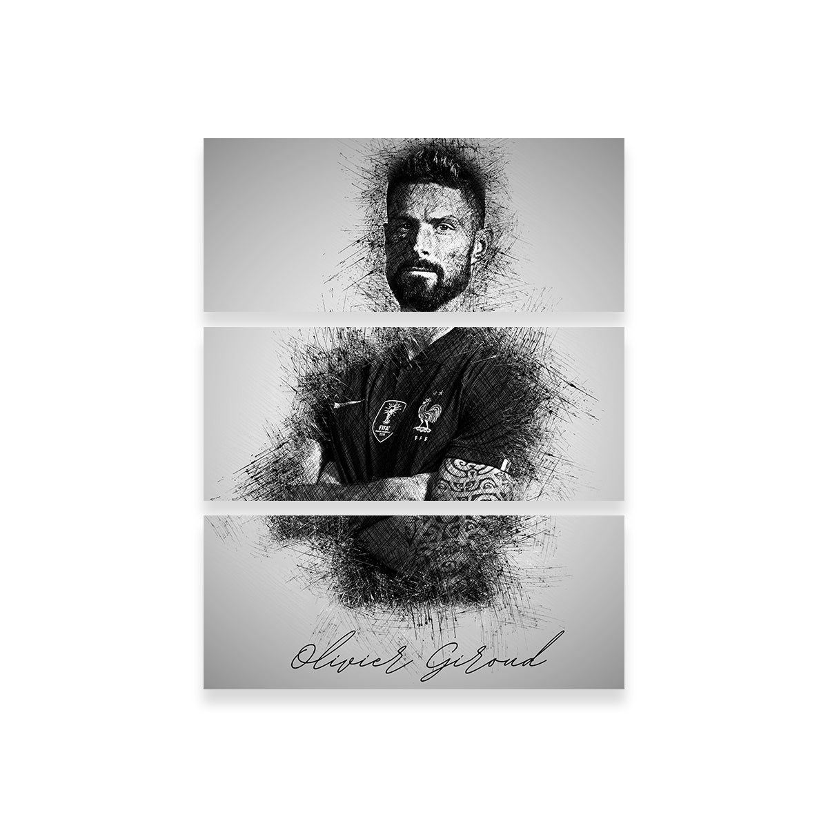 Stunning Olivier Giroud Wall Art for Home Decor
