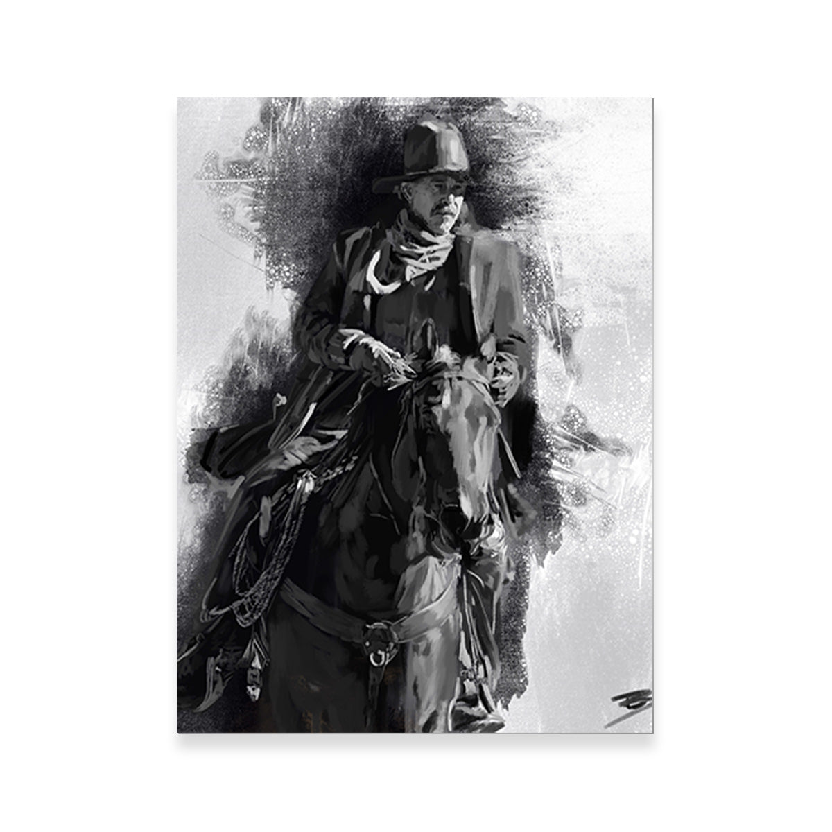 Horizon - Hayes by Andy Brackpool: Premium Handmade Canvas Print