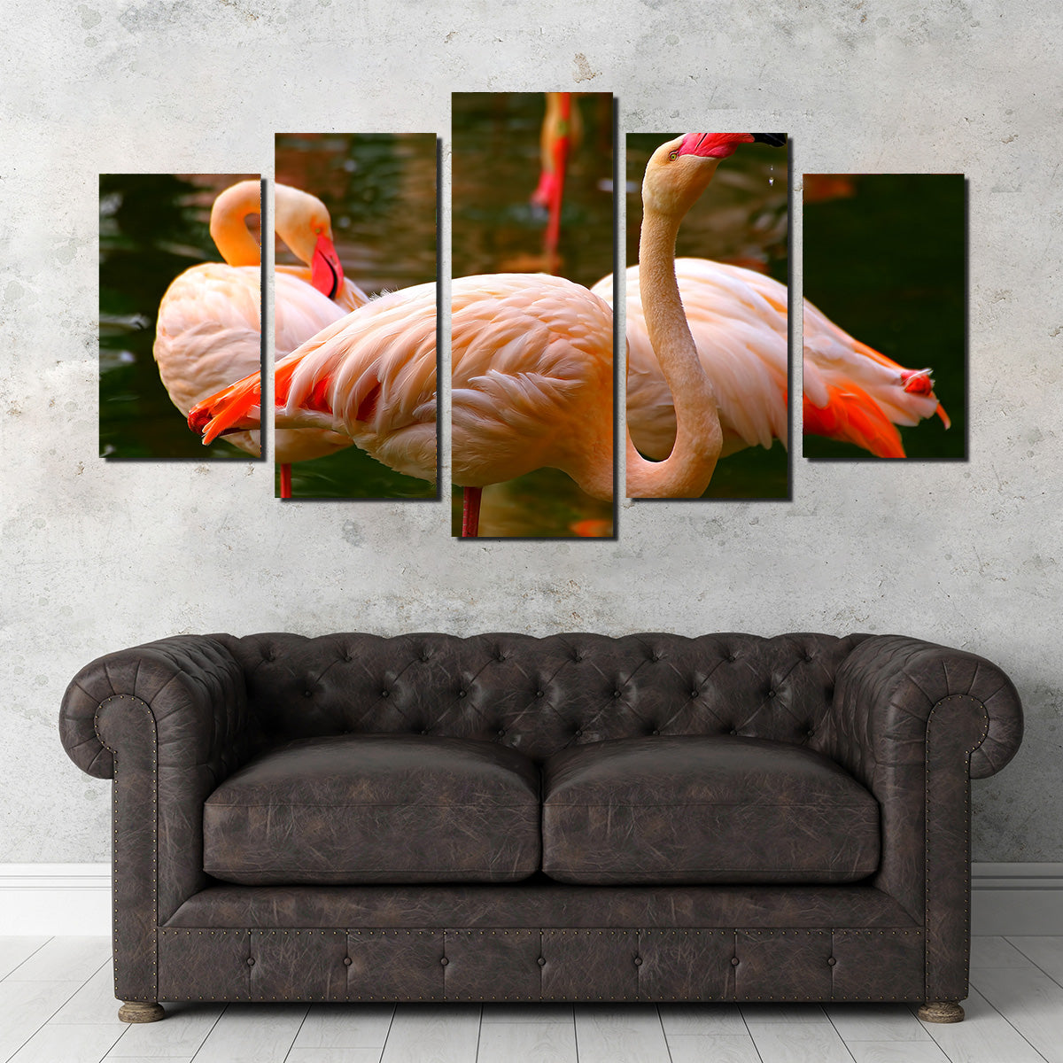 Stunning Pink Flamingo Birds Wall Art for Your Home Decor