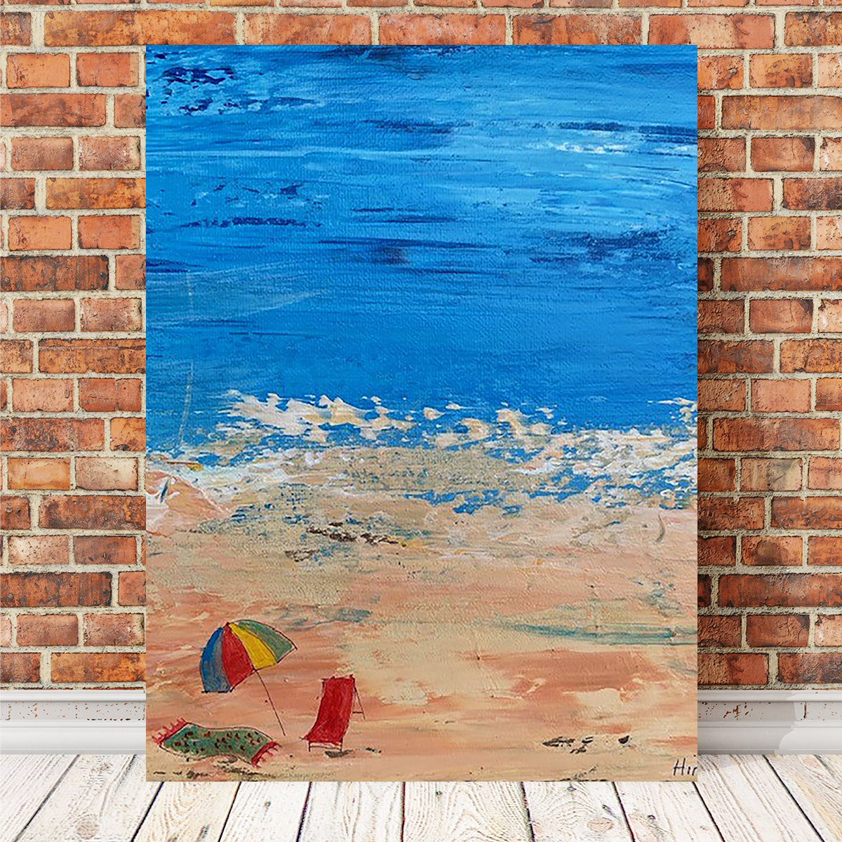 Stunning Beach Day 2 Wall Art by Peggy Hinaekian