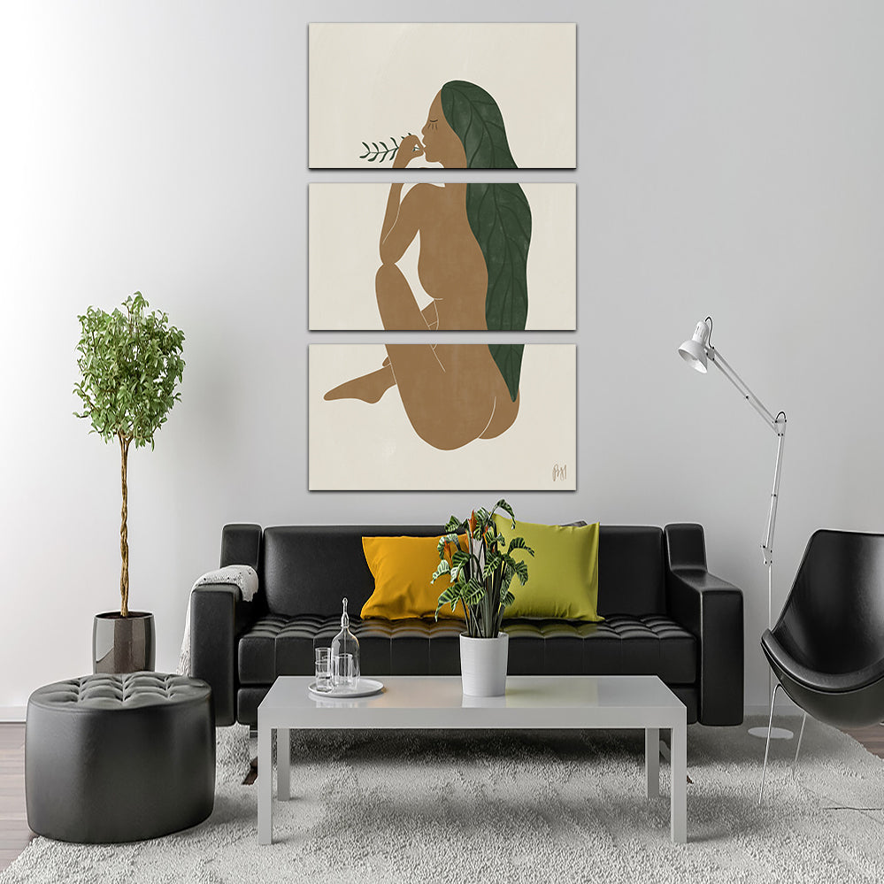 Stunning Beauty Seated Wall Art by Birch & Ink Sisters