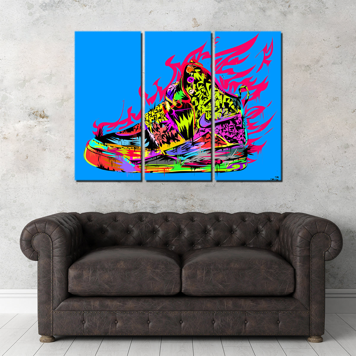 Stylish Air Yeezy Inspired Wall Art for Your Home Decor