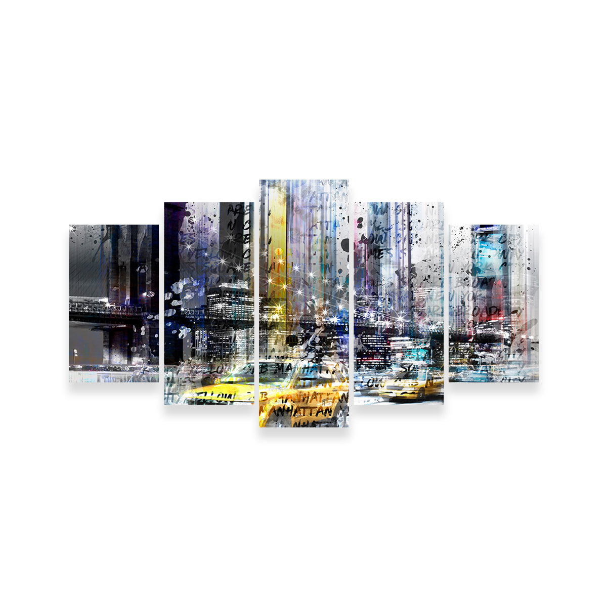 Stunning NYC Collage Wall Art by Melanie Viola
