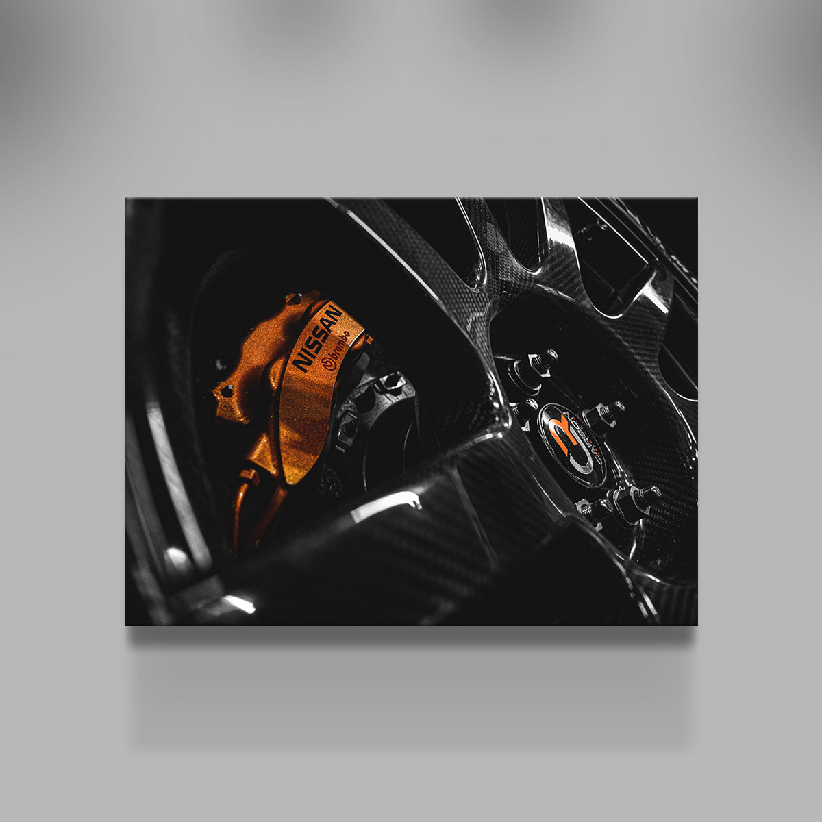 Stunning Nissan GTR Wheel Wall Art by George Sorin