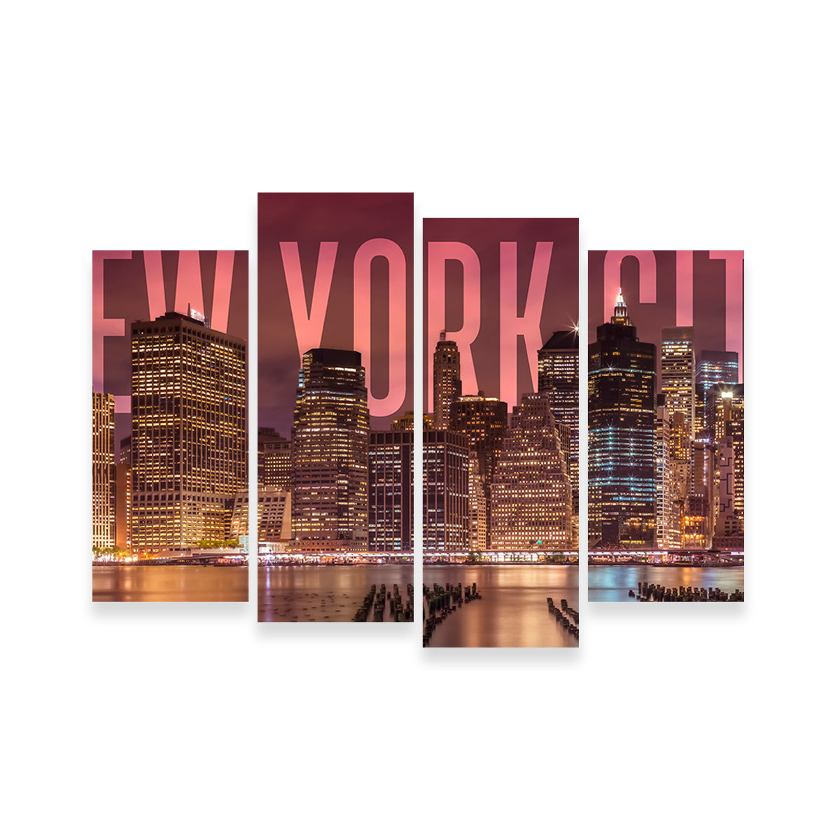Stunning New York City Skyline Panorama Wall Art for Your Home Decor
