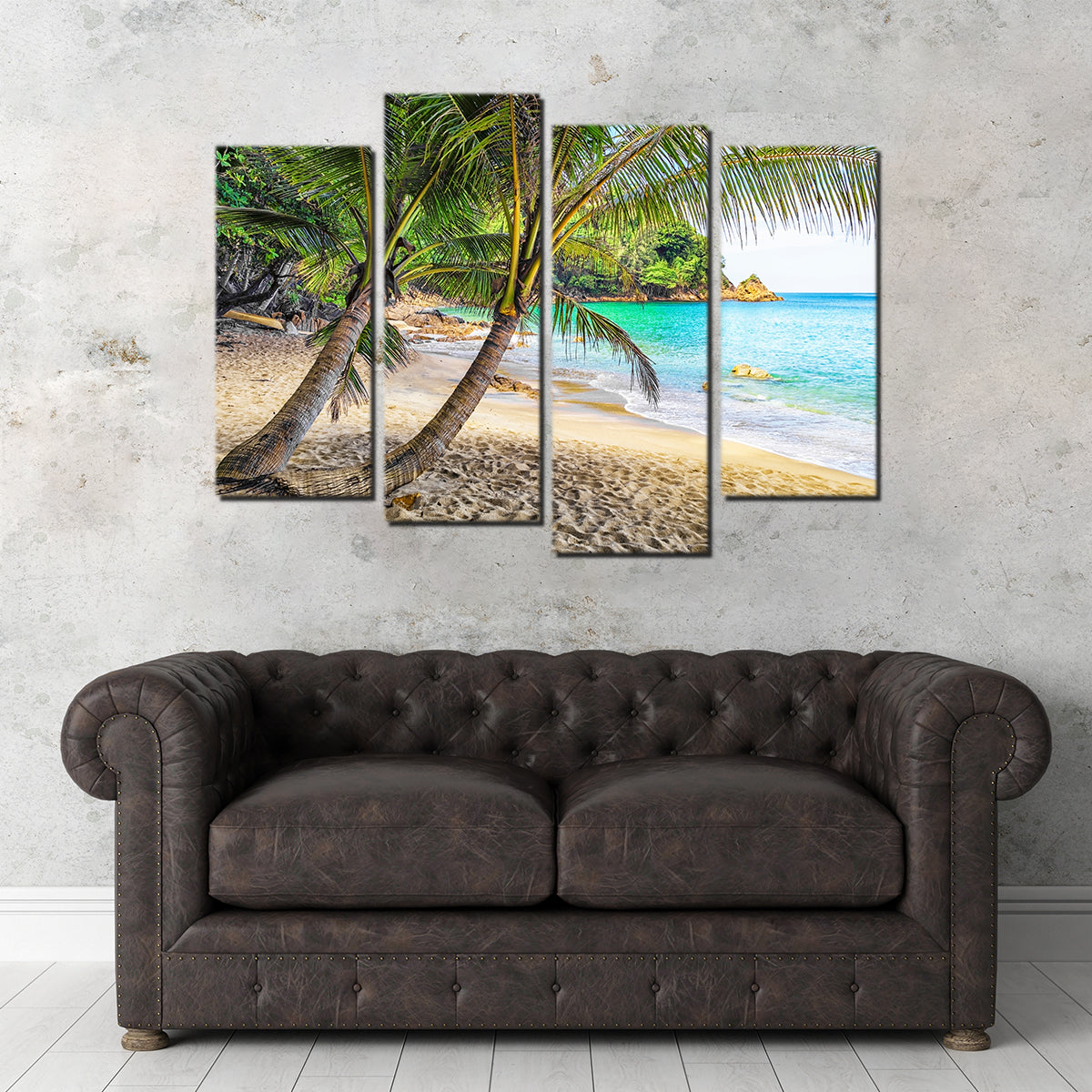 Exquisite Banana Beach Wall Art by Manjik Pictures