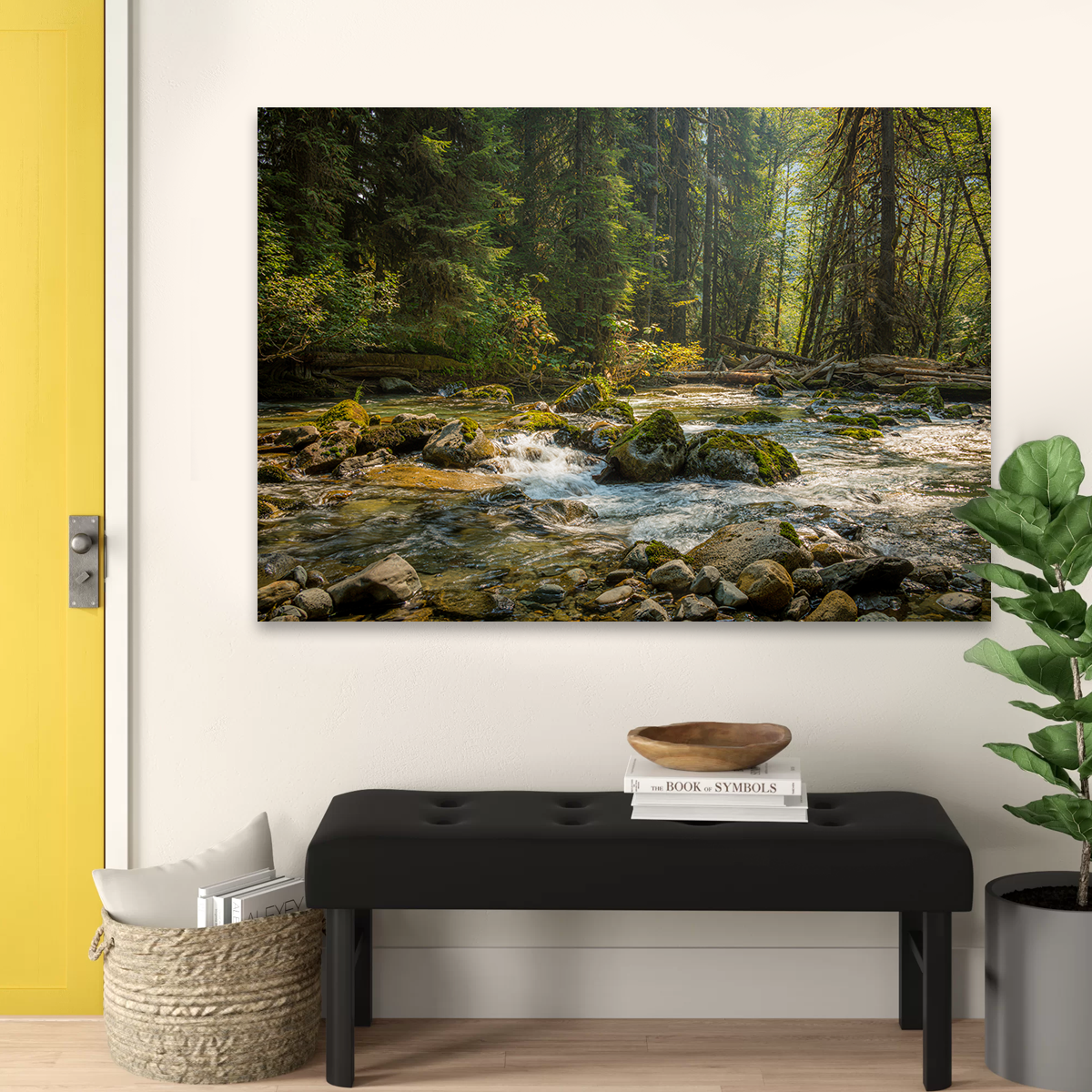 Stunning Cascade River Wall Art by Kyle Sherry