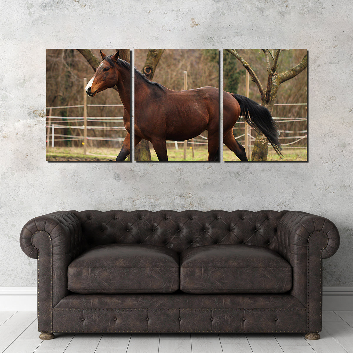 Exquisite American Quarter Horse Stallion Wall Art for Your Home Decor