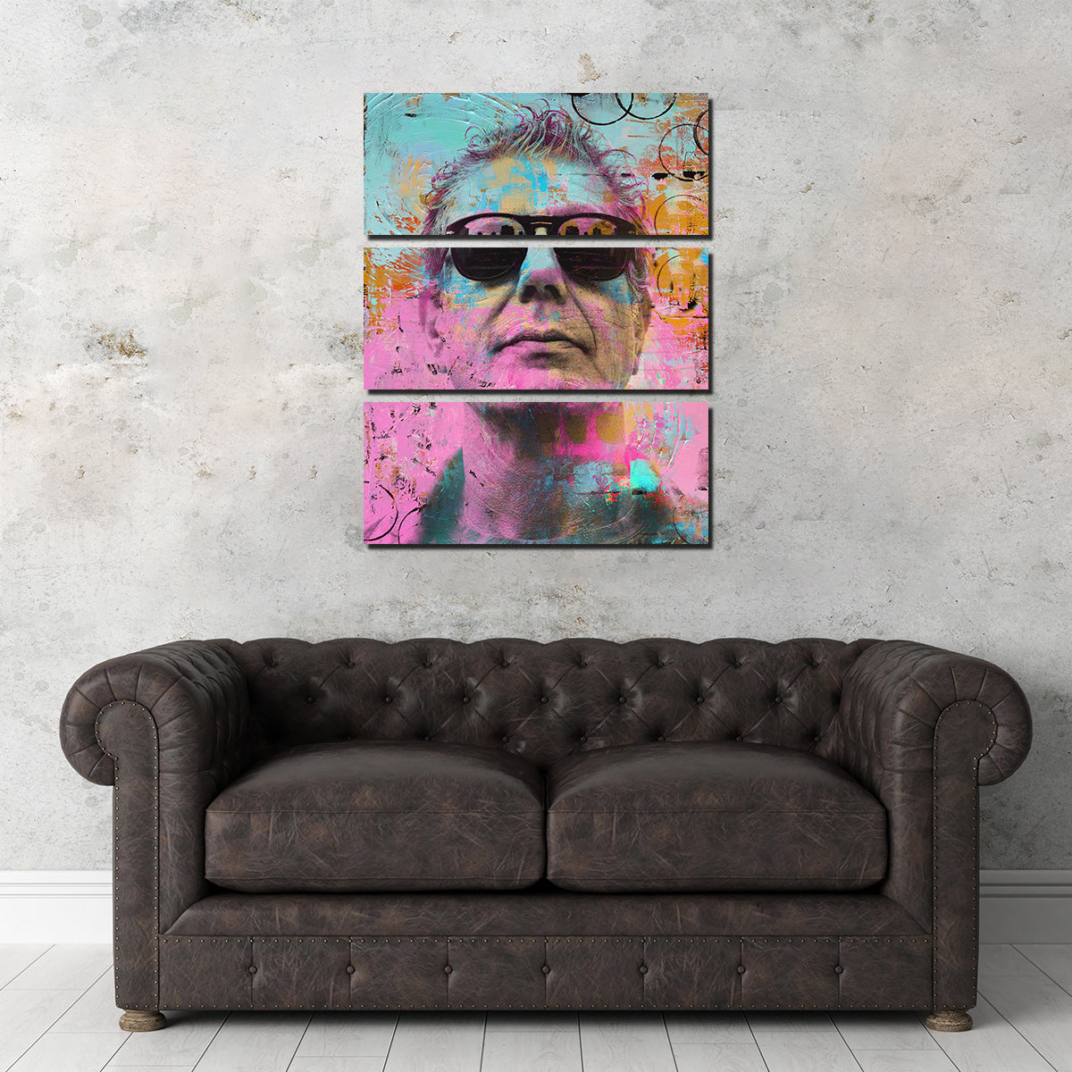 Stunning Anthony Bourdain Wall Art by Stephen Chambers