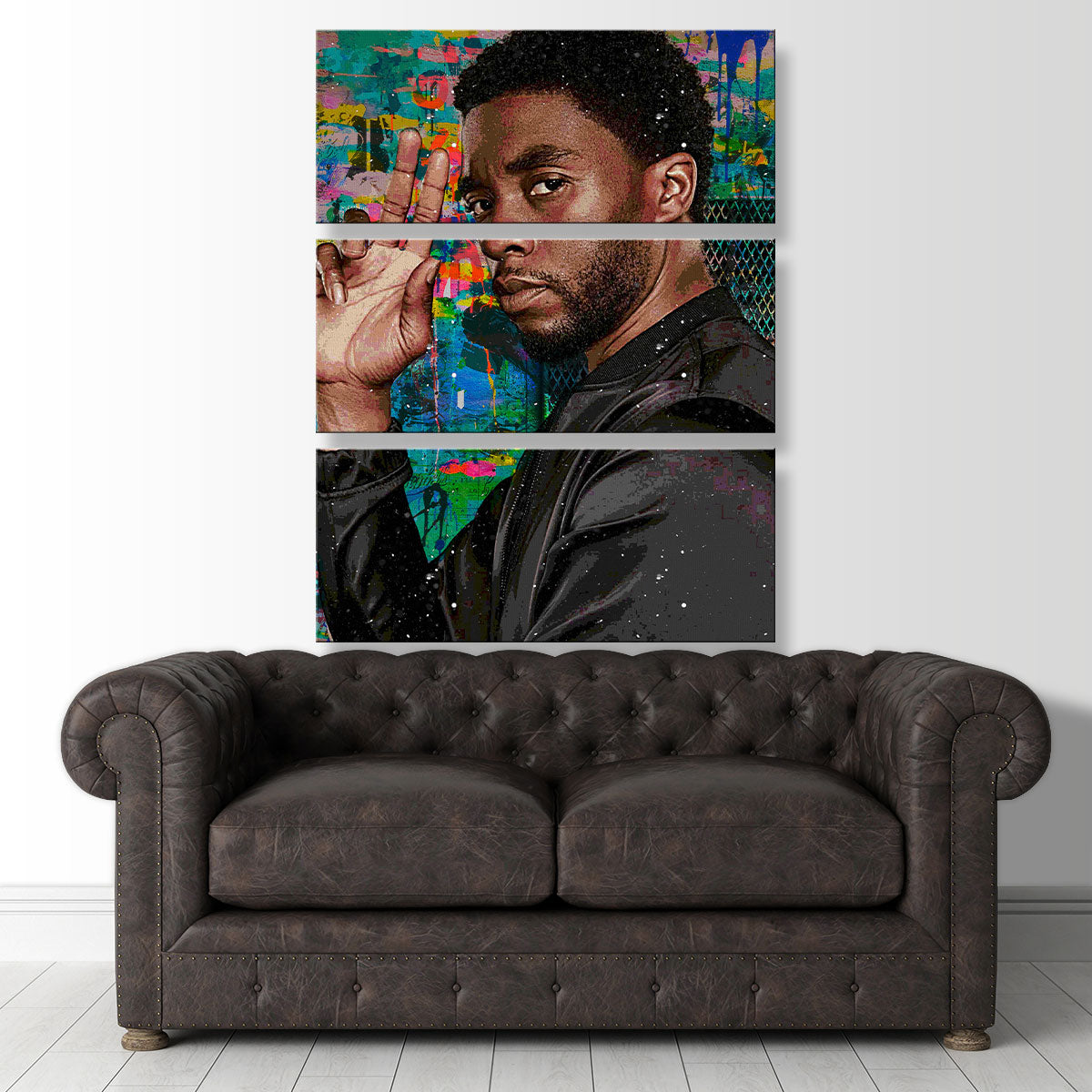 Exclusive Chadwick Boseman 2 Wall Art - Ideal Decor for Fans