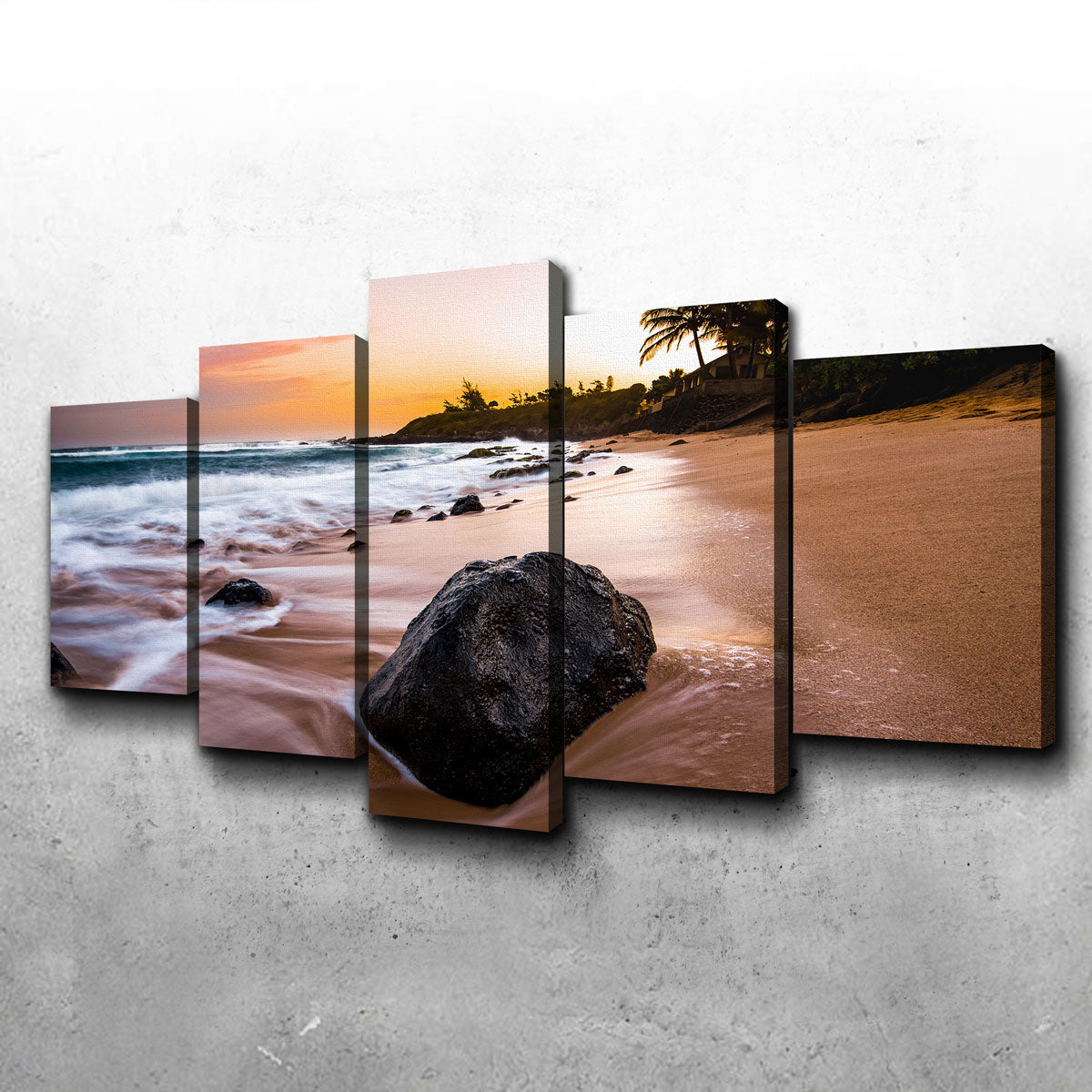Exquisite Smooth Shore Wall Art by Lucas Moore