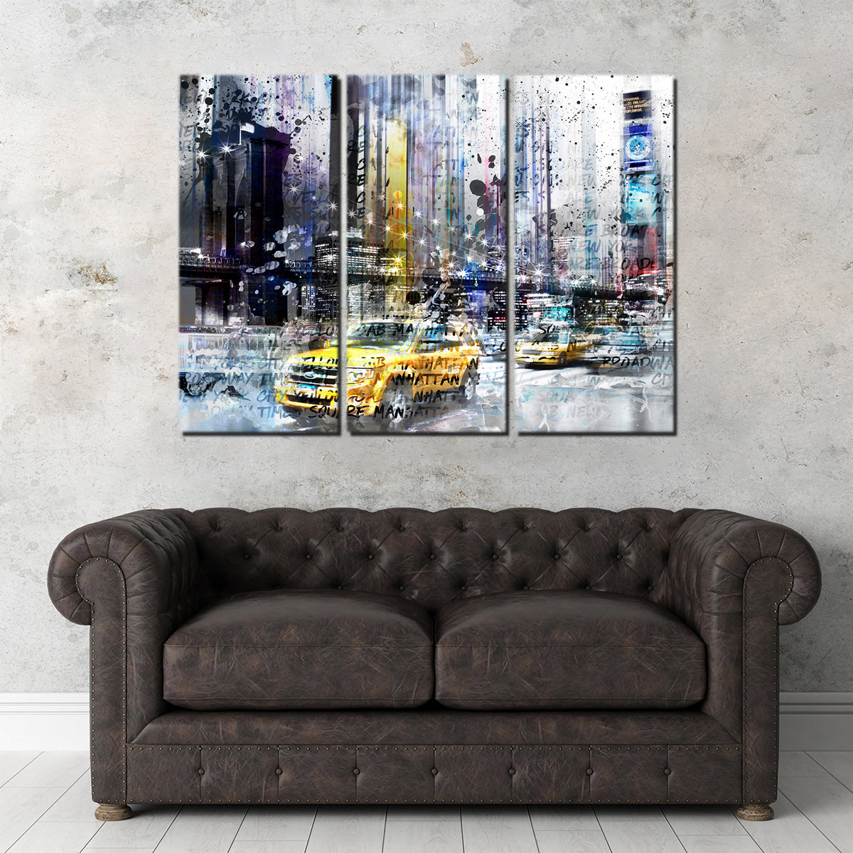 Stunning NYC Collage Wall Art by Melanie Viola