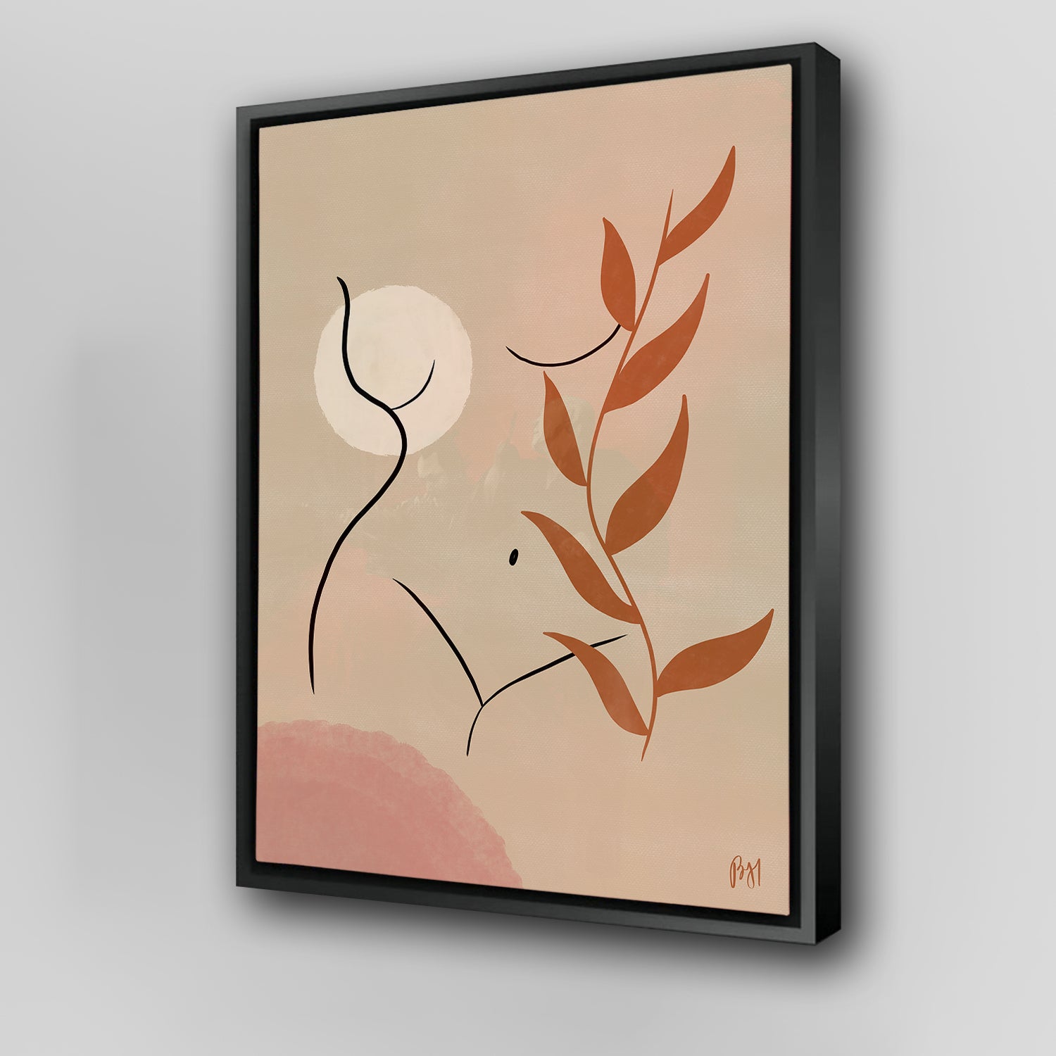 Exquisite Nude Earthy Tones Wall Art for Home Decor