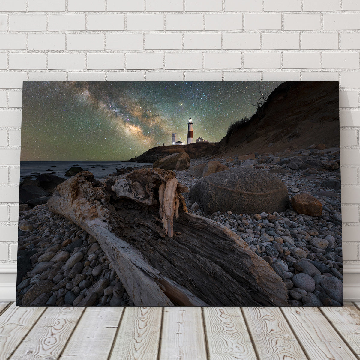Stunning Montauk NY Driftwood Beach Wall Art by Shaun Mayer