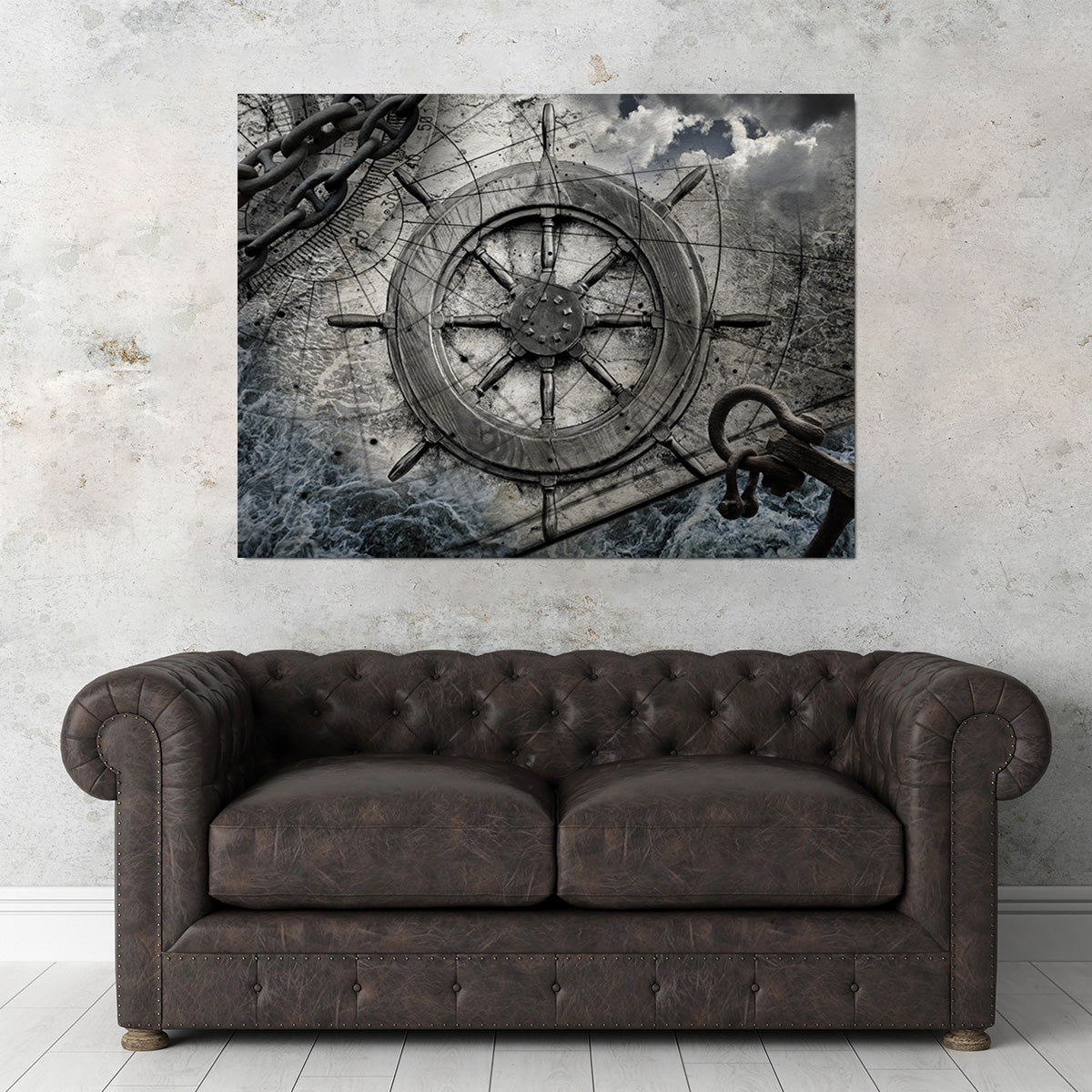 Stunning Helm and Chains Wall Art for Your Home Decor