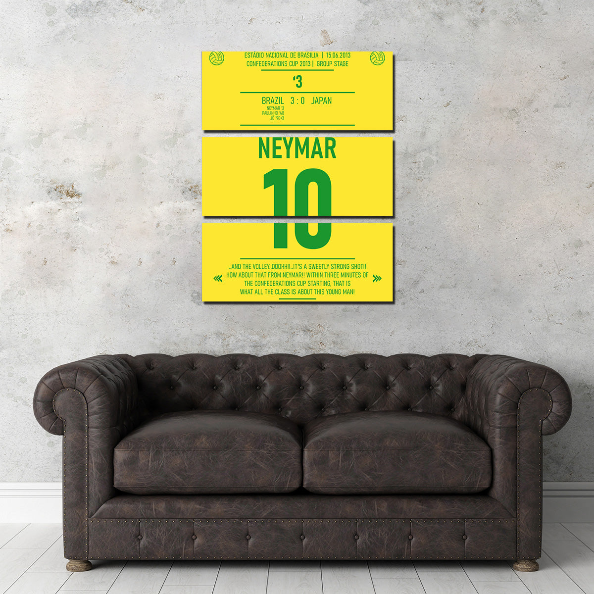 Neymar Art Print by George Sorin - High - Quality Museum Canvas
