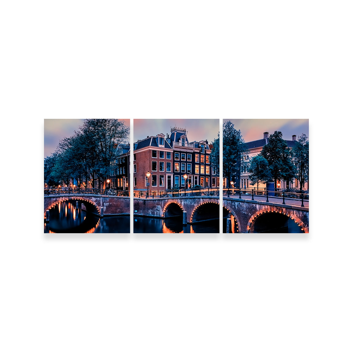 Gorgeous Amsterdam Sunset Wall Art - Ideal Decor for Any Space