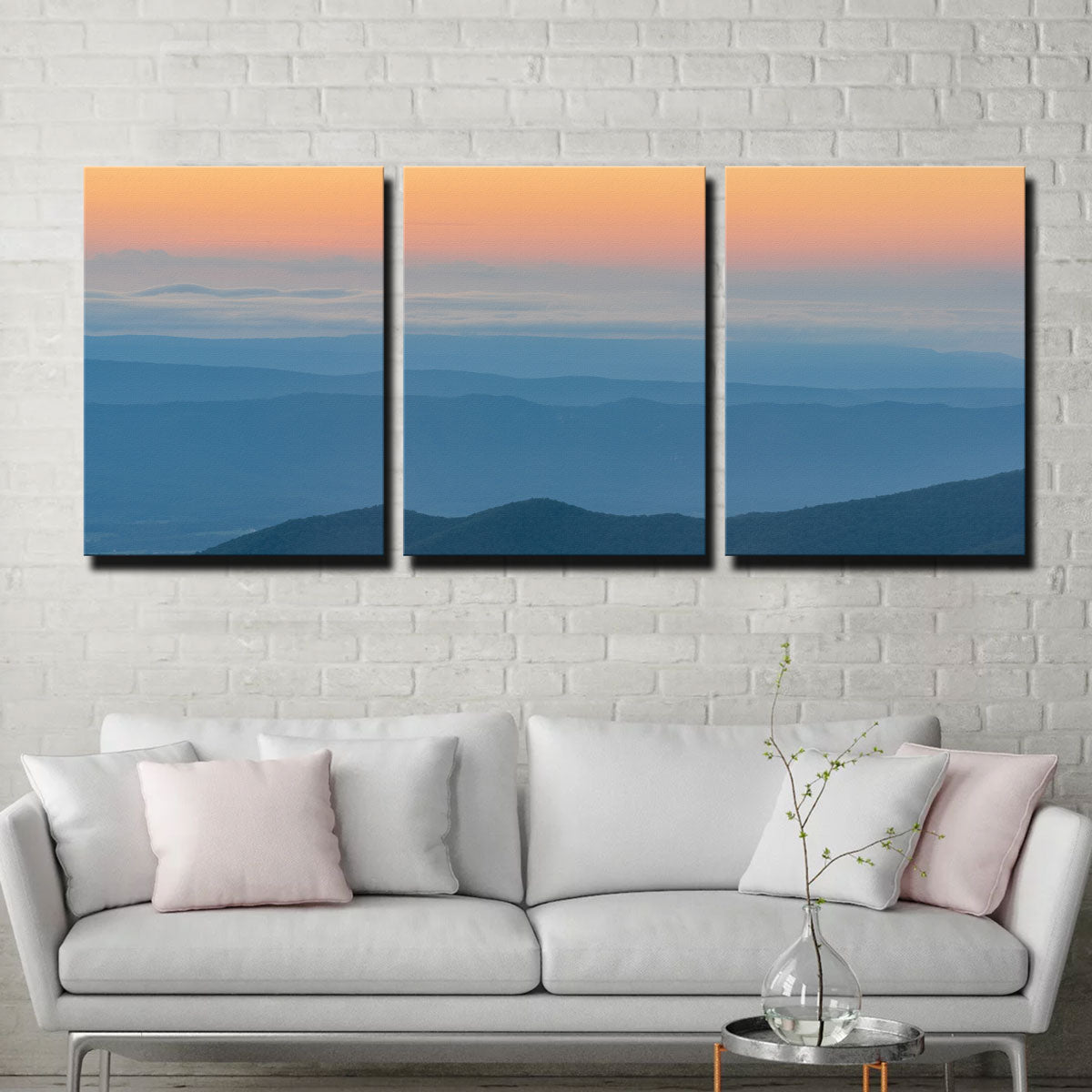 Stunning Shenandoah Sunset Wall Art by Dennis Maida