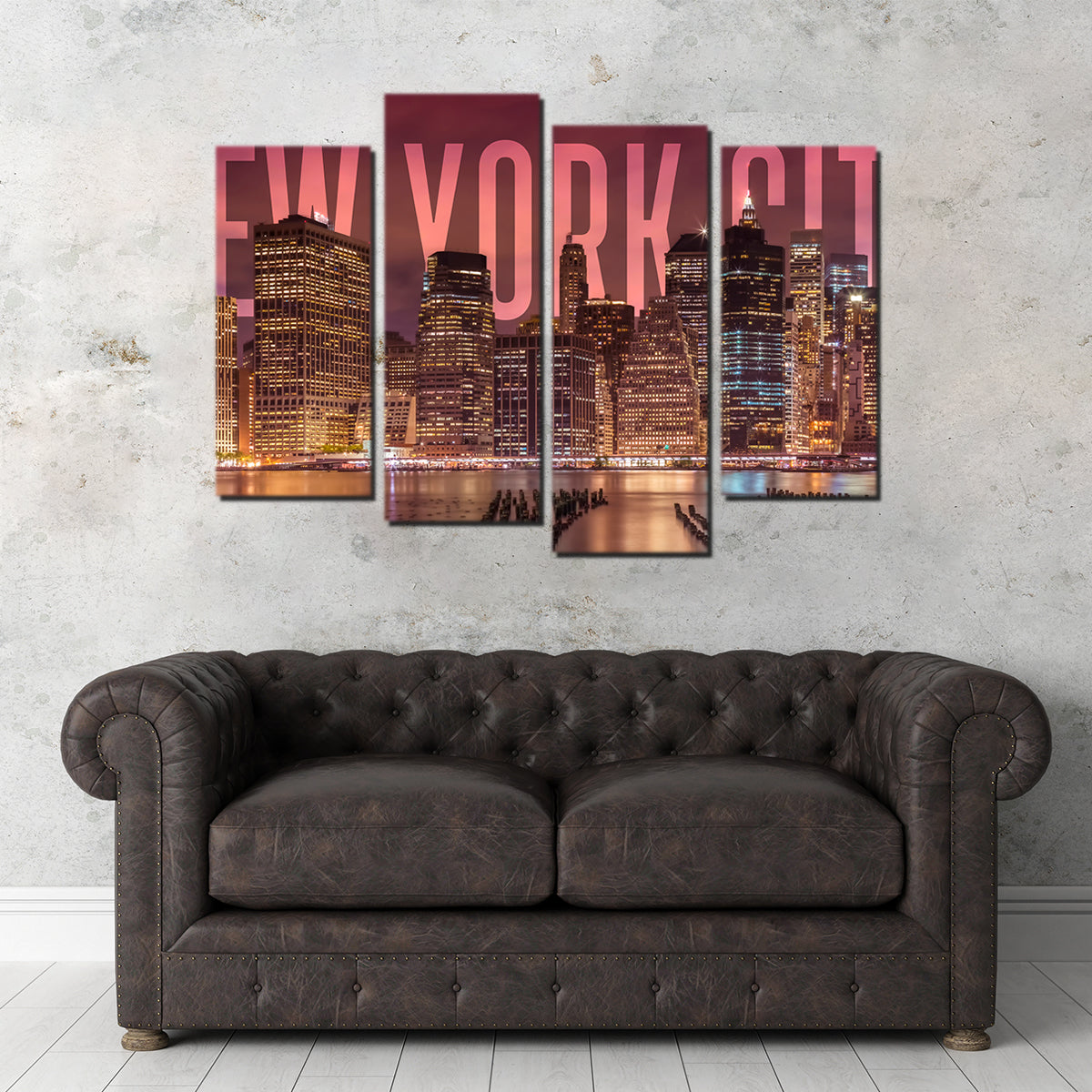 Stunning New York City Skyline Panorama Wall Art for Your Home Decor